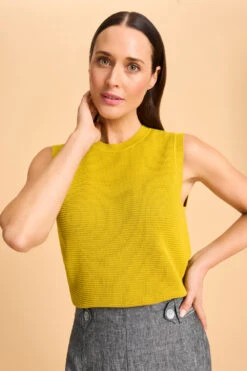 Silk Blend Knit Tank -Blue Illusion 8B SILKBLENDKNITTANK 1132 6e4667d5 3f70 4807 9622 507c7a2907c8