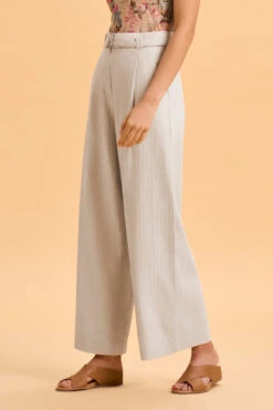Linen Wide Leg Pant -Blue Illusion 8L LINENWIDELEGPANT 1932