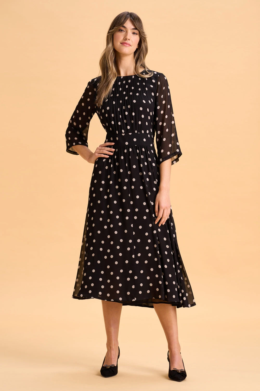 Pintuck Swing Dress 4 Pintuck Swing Dress - Image 2