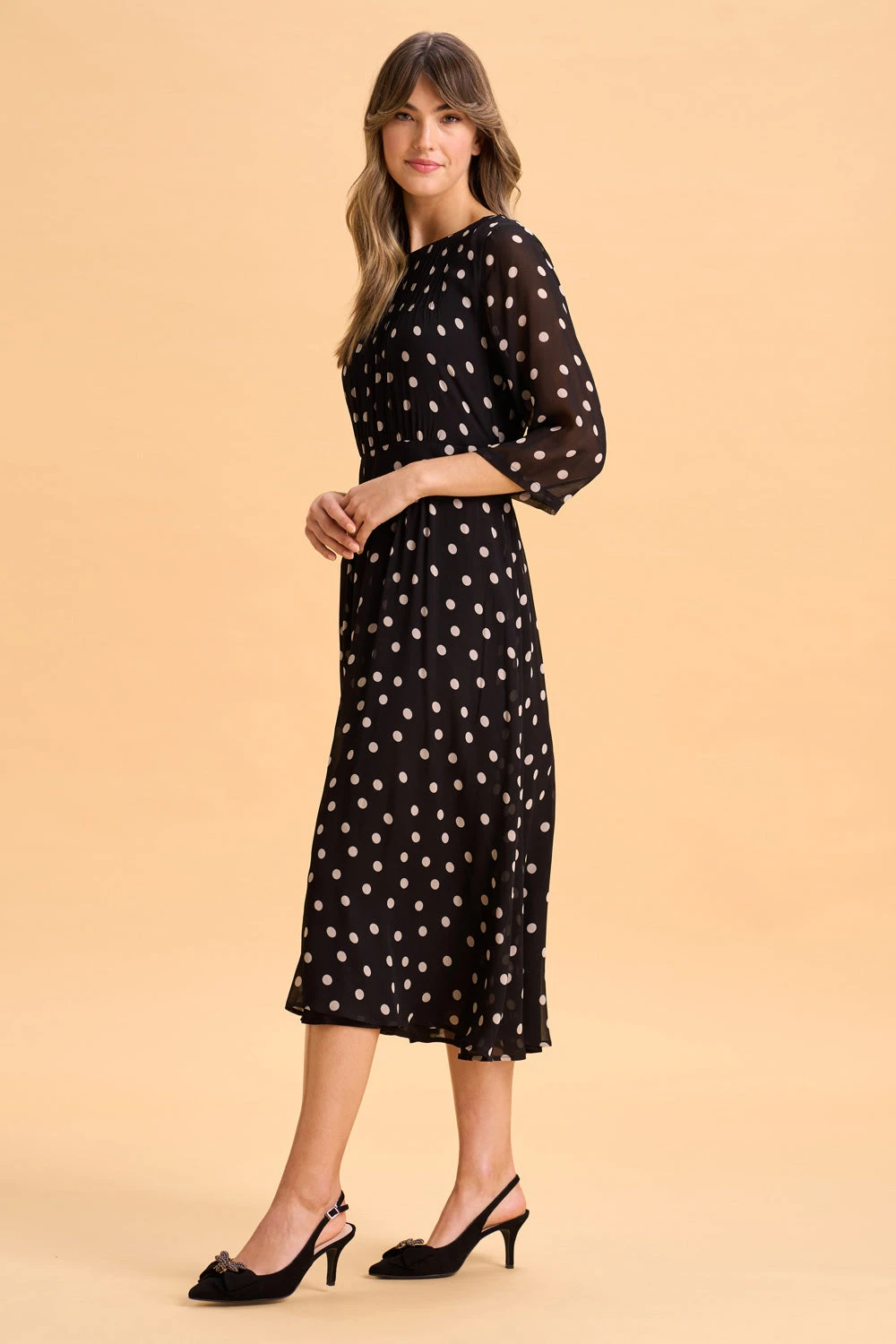 Pintuck Swing Dress 6 Pintuck Swing Dress - Image 4