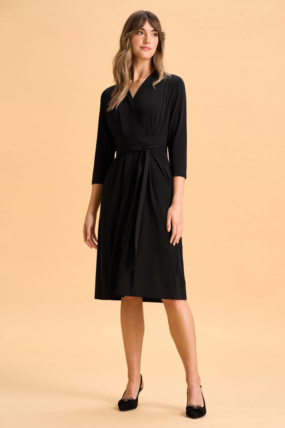 Tie Waist Jersey Dress 5 Tie Waist Jersey Dress - Image 3