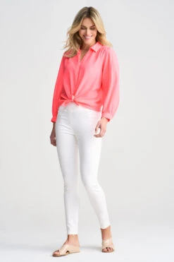 Blue Illusion -Blue Illusion 9A COTTONSILKBLOUSONSHIRT 1202