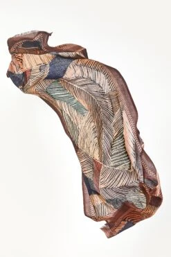 Autumn Leaves Print Scarf