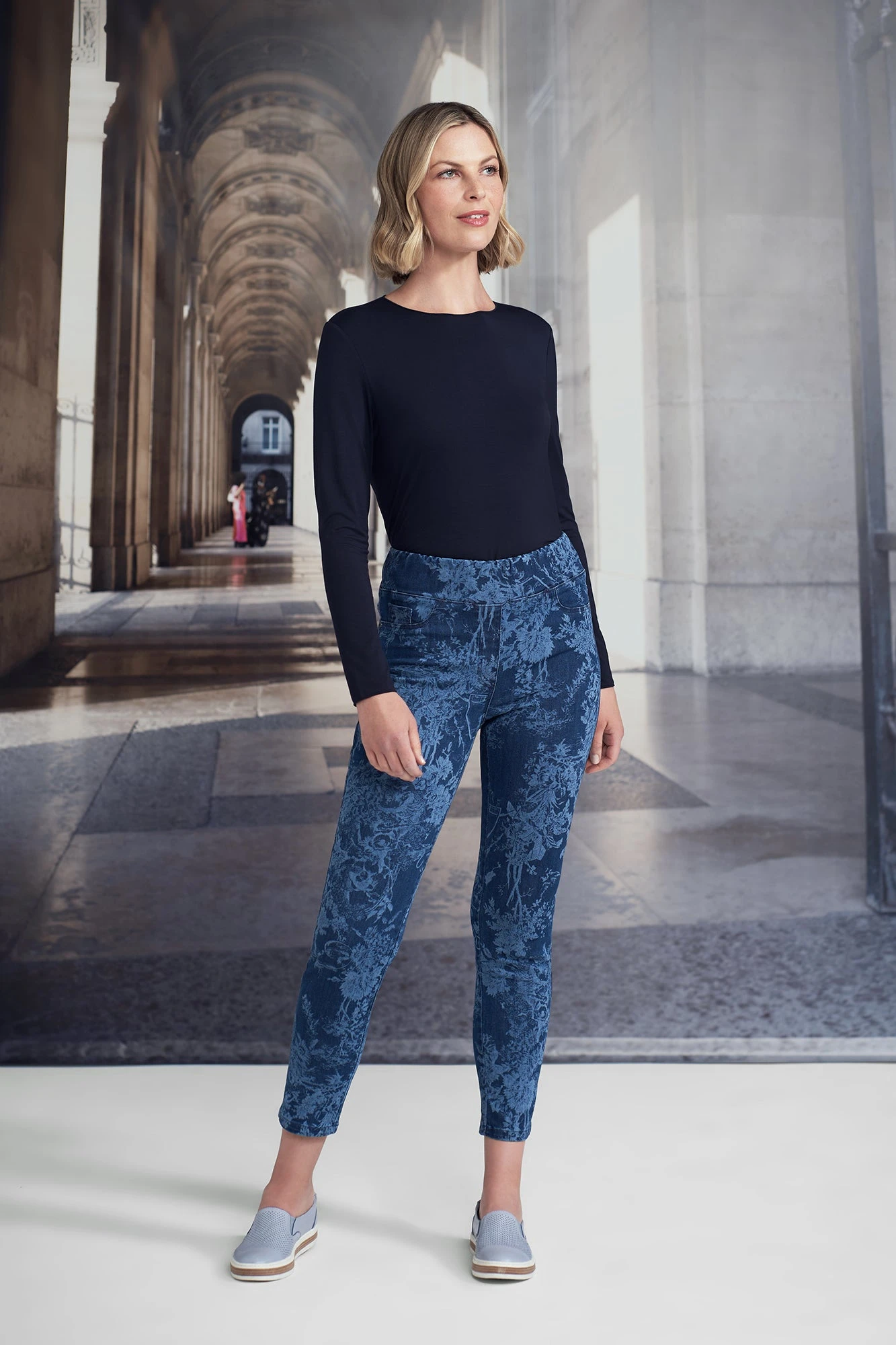 Bengajean® 7/8 Skinny Leg Printed 3 Bengajean® 7/8 Skinny Leg Printed