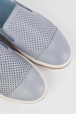 Avril Perforated Plimsol 11 Avril Perforated Plimsol -Blue Illusion BI02.069418