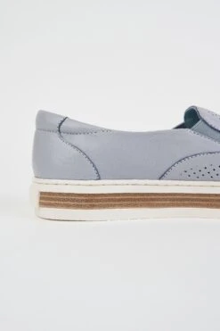 Avril Perforated Plimsol 15 Avril Perforated Plimsol -Blue Illusion BI02.069426