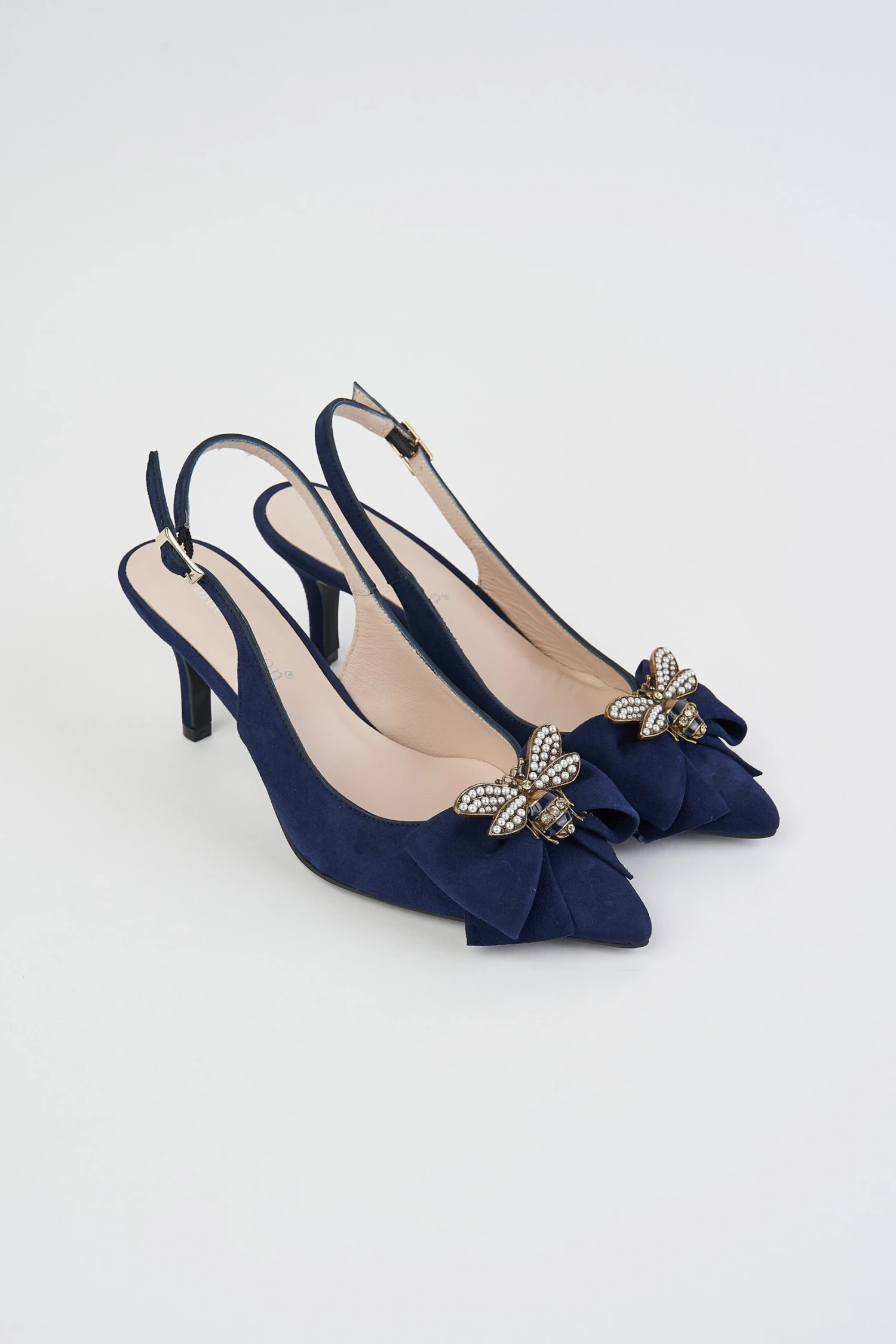 Abbey Suede Sling Back 3 Abbey Suede Sling Back