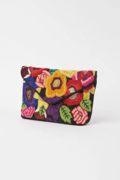 Artisan Floral Beaded Clutch 12 Artisan Floral Beaded Clutch -Blue Illusion BIe com27.016618 Edit