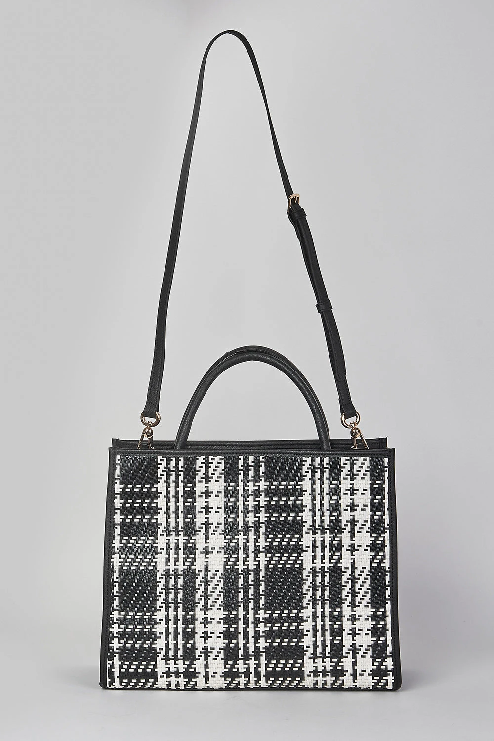 Black White Tweed Tote 7 Black White Tweed Tote - Image 5
