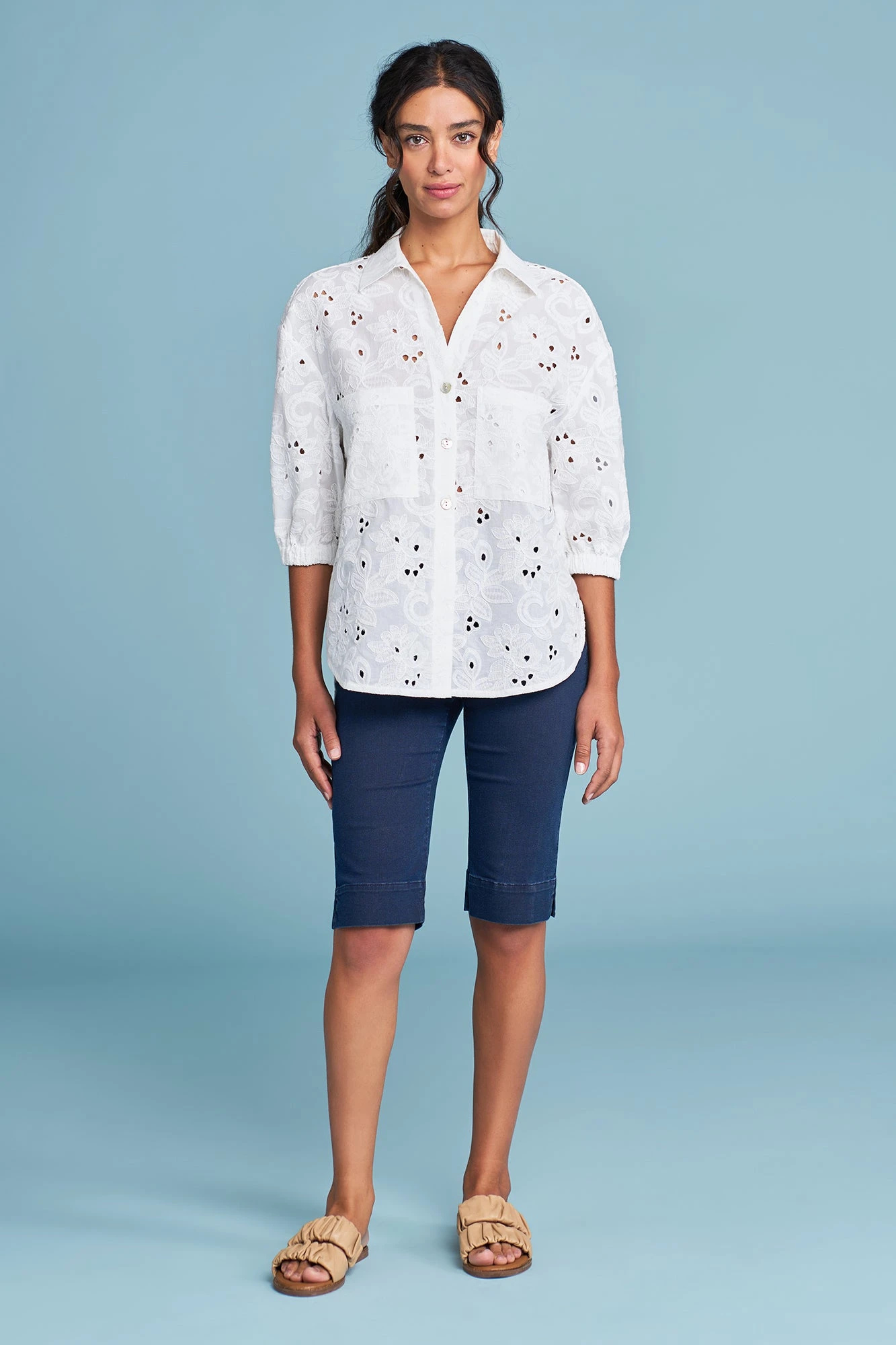 Broderie Cotton Shirt 4 Broderie Cotton Shirt - Image 2