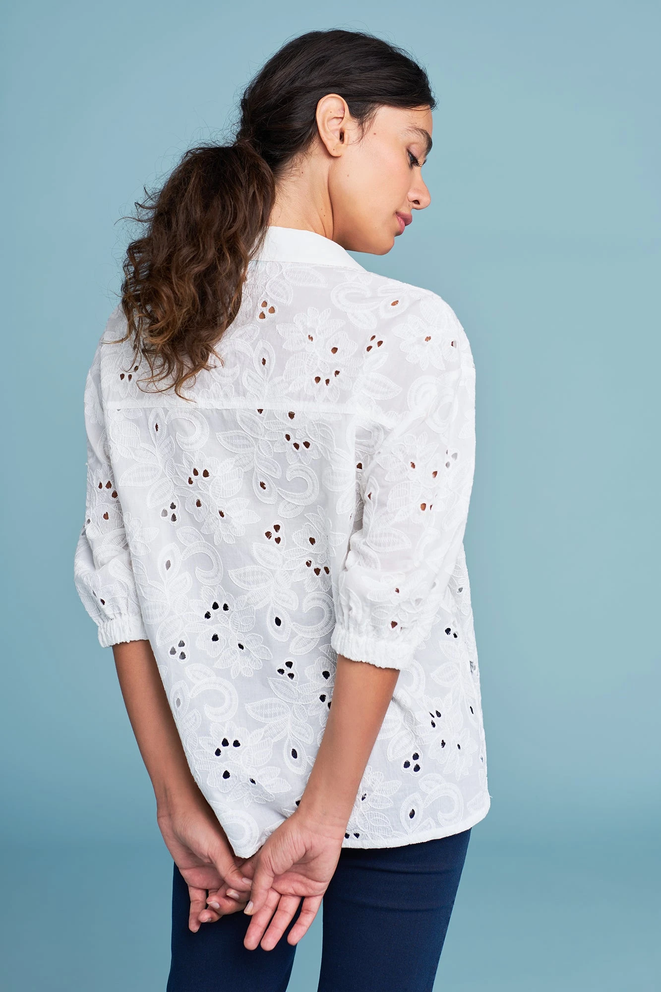 Broderie Cotton Shirt 8 Broderie Cotton Shirt - Image 6