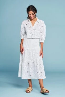 Broderie Tier Cotton Skirt 15 Broderie Tier Cotton Skirt -Blue Illusion BRODERIETIERCOTTONSKIRT2521edit