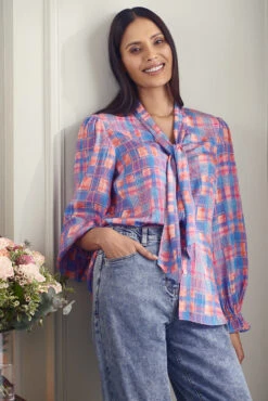 Vibrant Check Shirt 14 Vibrant Check Shirt -Blue Illusion BlueIllusion 23 010edit