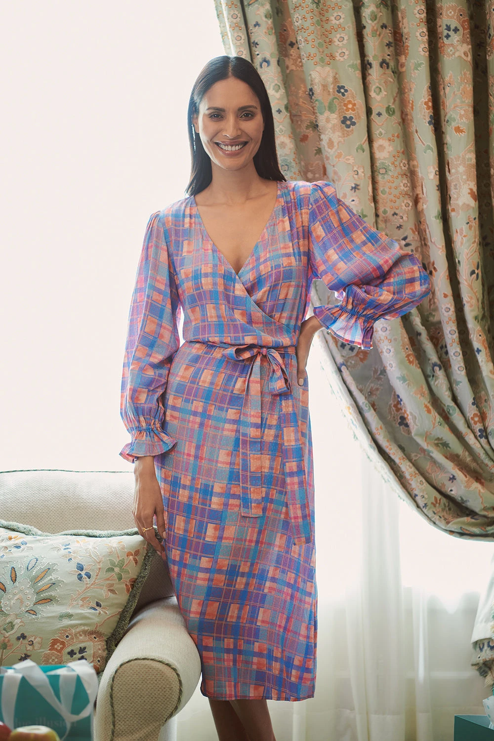 Vibrant Check Dress 8 Vibrant Check Dress - Image 6