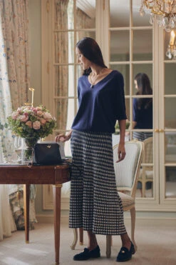 Knit Midi Skirt