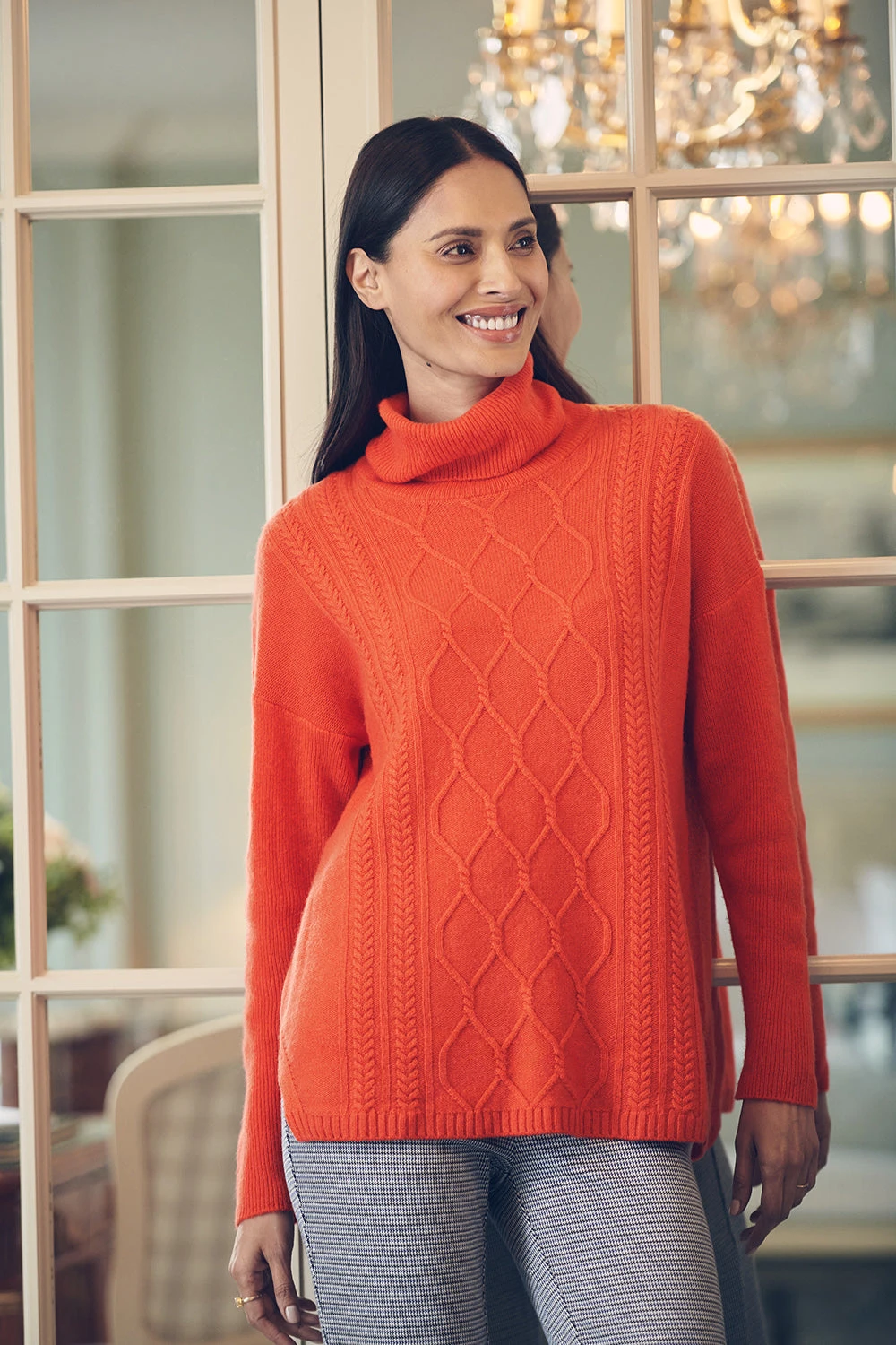 Roll Neck Cable Knit 9 Roll Neck Cable Knit - Image 7