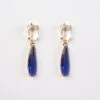 Glass Crystal Earring -Blue Illusion BlueIllusionecom08.052803 Edit 2