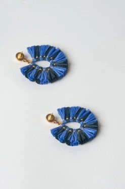 Blue Fray Earrings 7 Blue Fray Earrings -Blue Illusion Bluefray updated 02