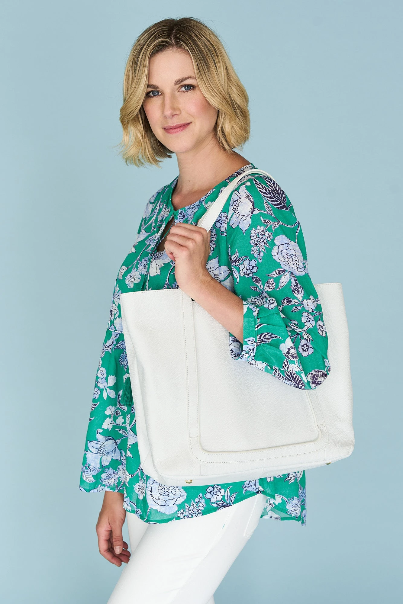 Classic Leather Tote 4 Classic Leather Tote - Image 2