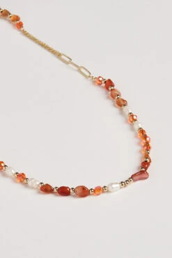 Coral Beaded Necklace -Blue Illusion CORALBEADEDNL0601 edit dcaf83f0 7774 4d4e 83d7 7ffee92016ba