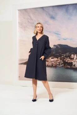 Seersucker Swing Dress