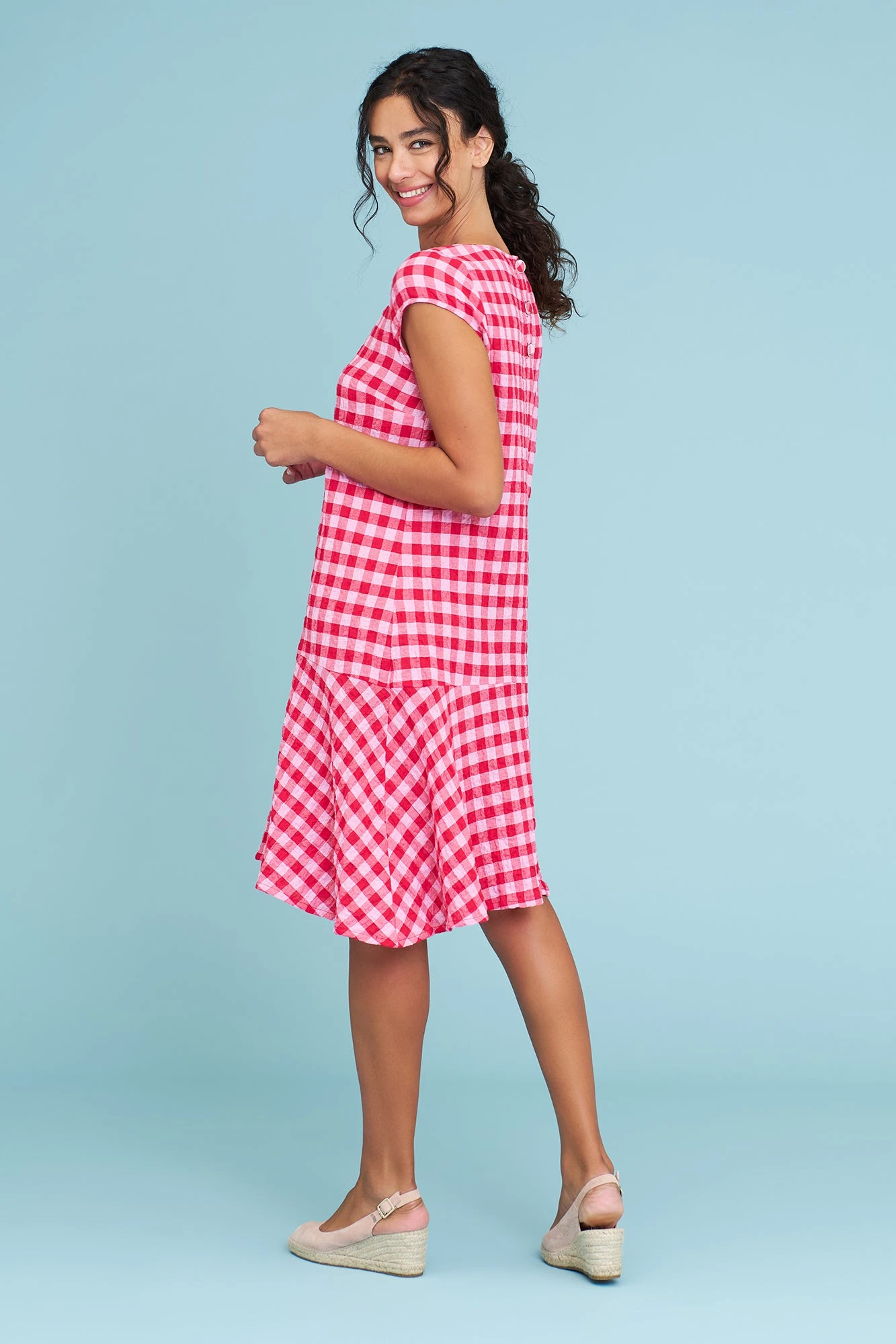 Cotton Gingham Sun Dress 7 Cotton Gingham Sun Dress - Image 5