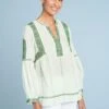 Embroidered Detail Top