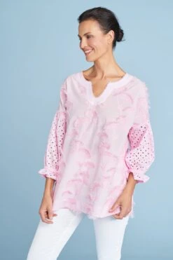 Embroidered Tunic 9 Embroidered Tunic -Blue Illusion EMBROIDEREDTUNIC9573edit