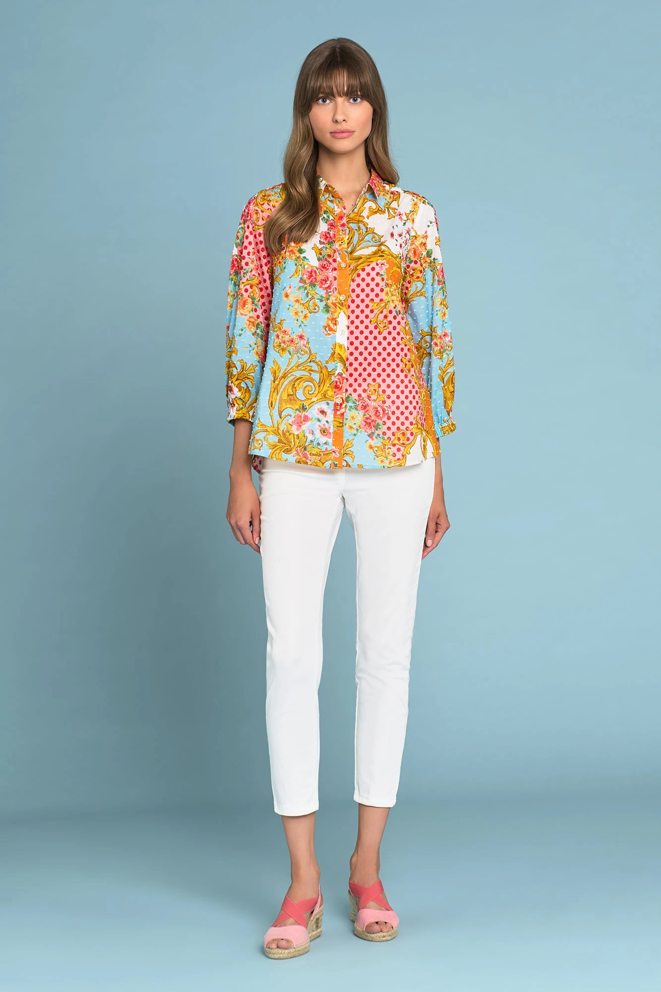 Floral Print Cotton Shirt 4 Floral Print Cotton Shirt - Image 2