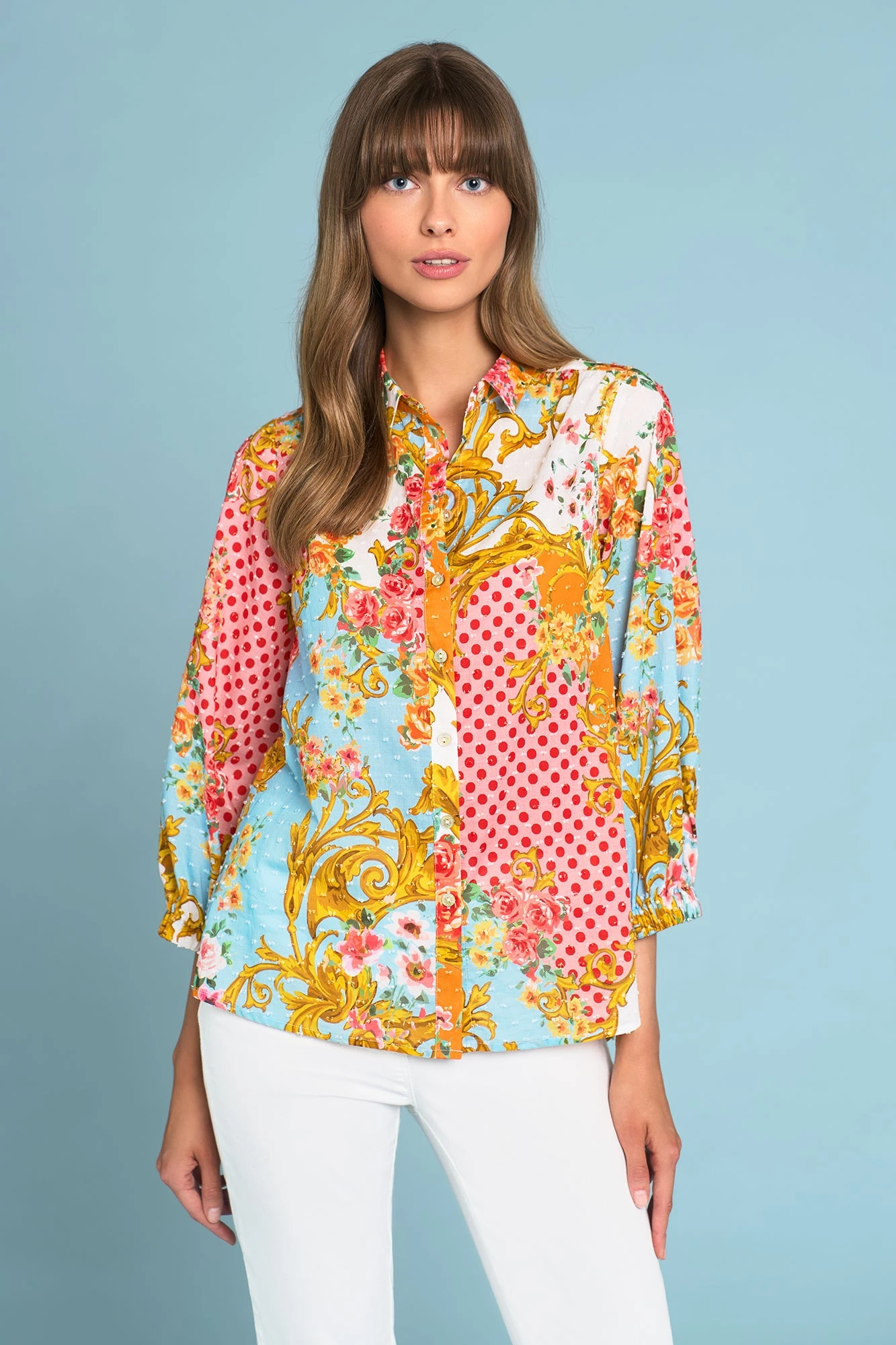 Floral Print Cotton Shirt 5 Floral Print Cotton Shirt - Image 3