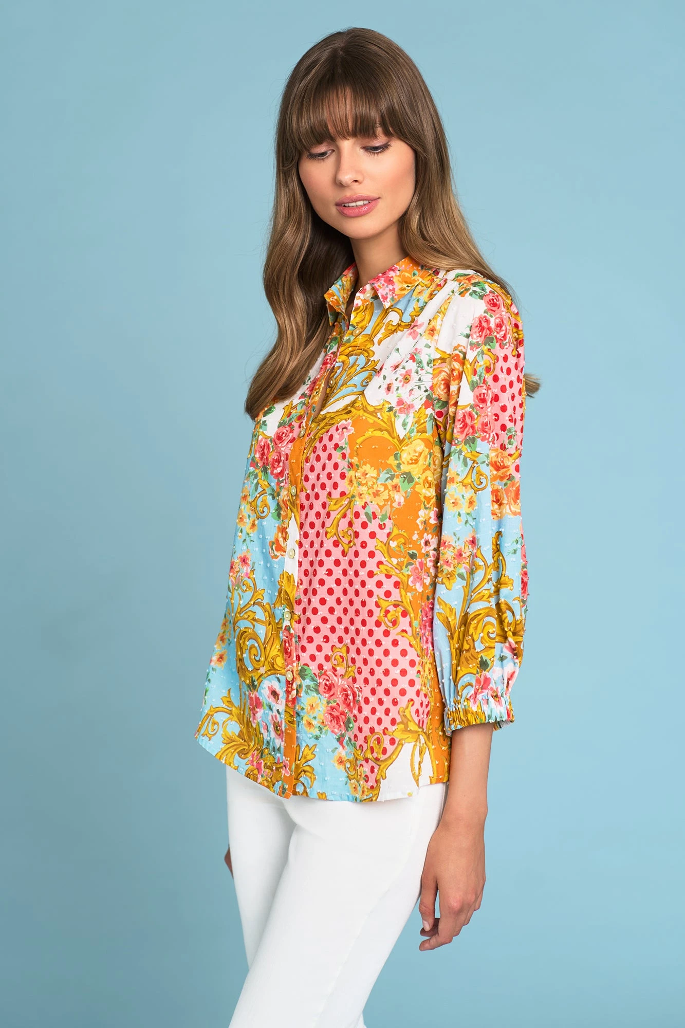 Floral Print Cotton Shirt 6 Floral Print Cotton Shirt - Image 4
