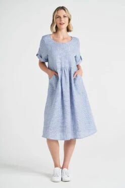 Linen Shift Dress