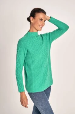Funnel Neck Cable Jumper