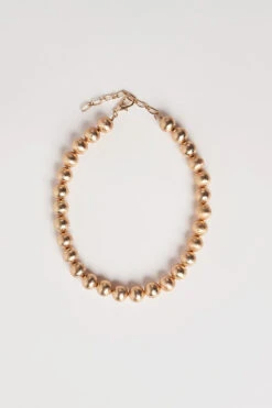Gold Beaded Necklace