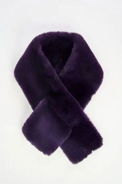 Grape Faux Fur Collar