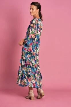 Gustave Print Dress 9 Gustave Print Dress -Blue Illusion GustavePRINTDRESS6328edit