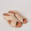 Harli Cross Flat -Blue Illusion HARLICROSSFLATBEIGE0501 Edit edit