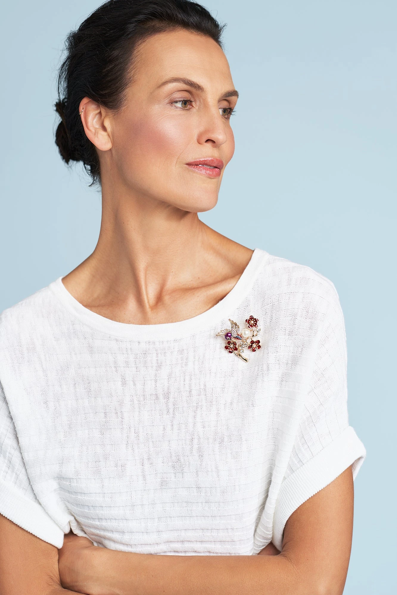 Hummingbird Poppy Brooch 4 Hummingbird Poppy Brooch - Image 2