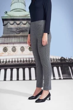 Jacquard Ponte Pant -Blue Illusion JACQUARDPONTEPANT7300083edit