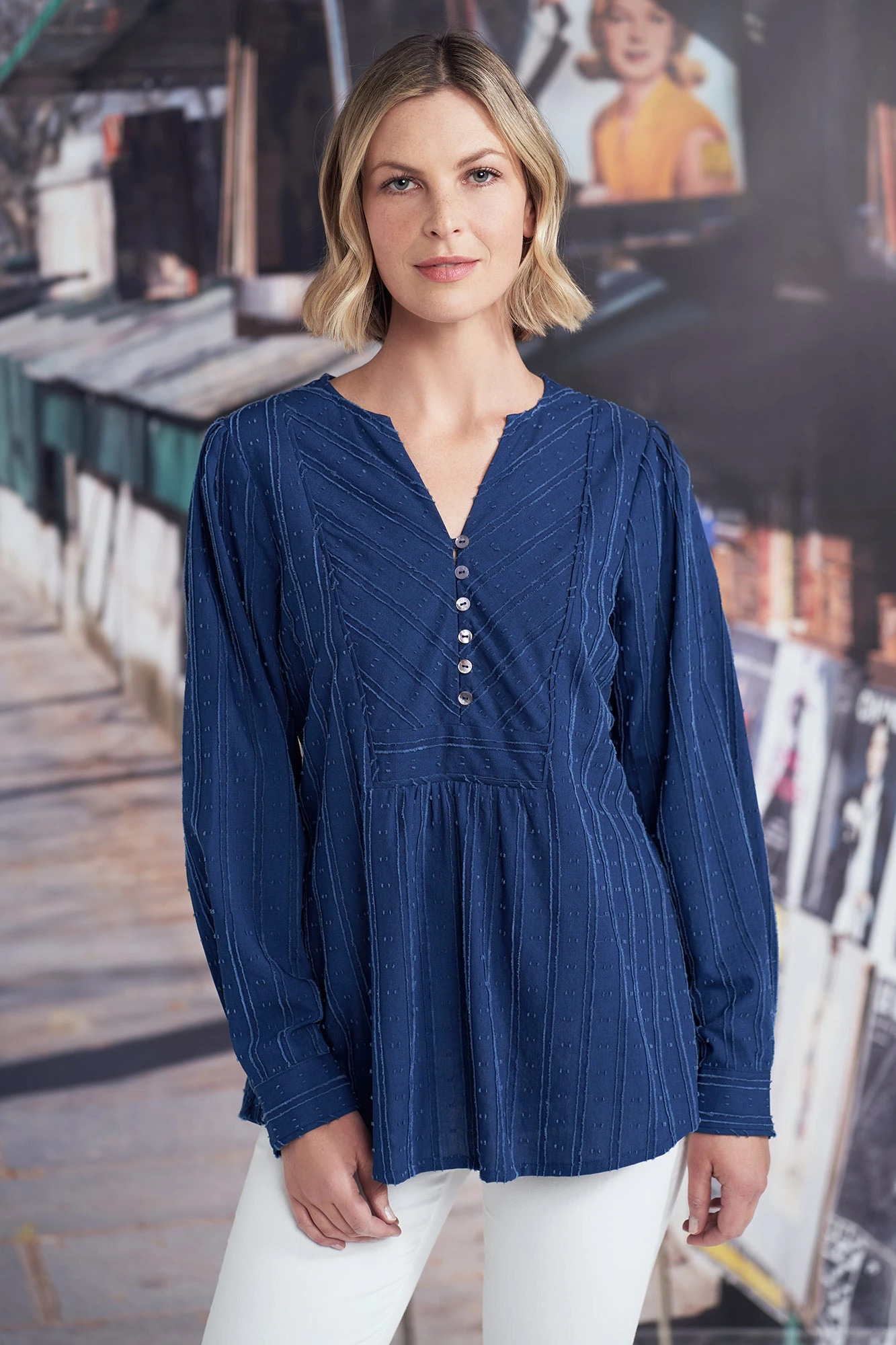 Jacquard Stripe Cotton Shirt 3 Jacquard Stripe Cotton Shirt