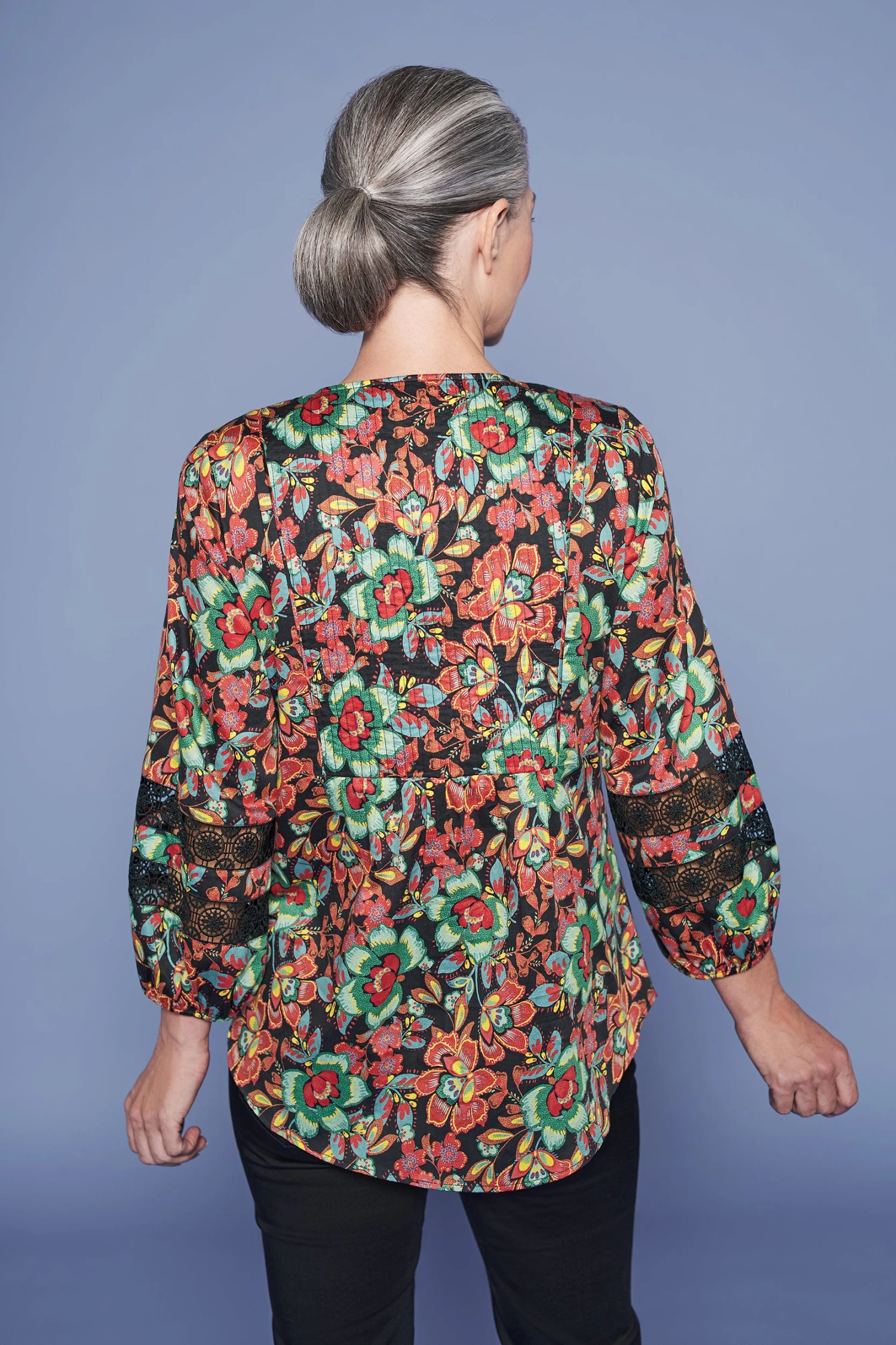 Lace Trim Blouse 5 Lace Trim Blouse - Image 3