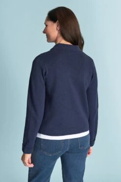 Milano Knit Jacket -Blue Illusion MILANOKNITJACKET4219edit