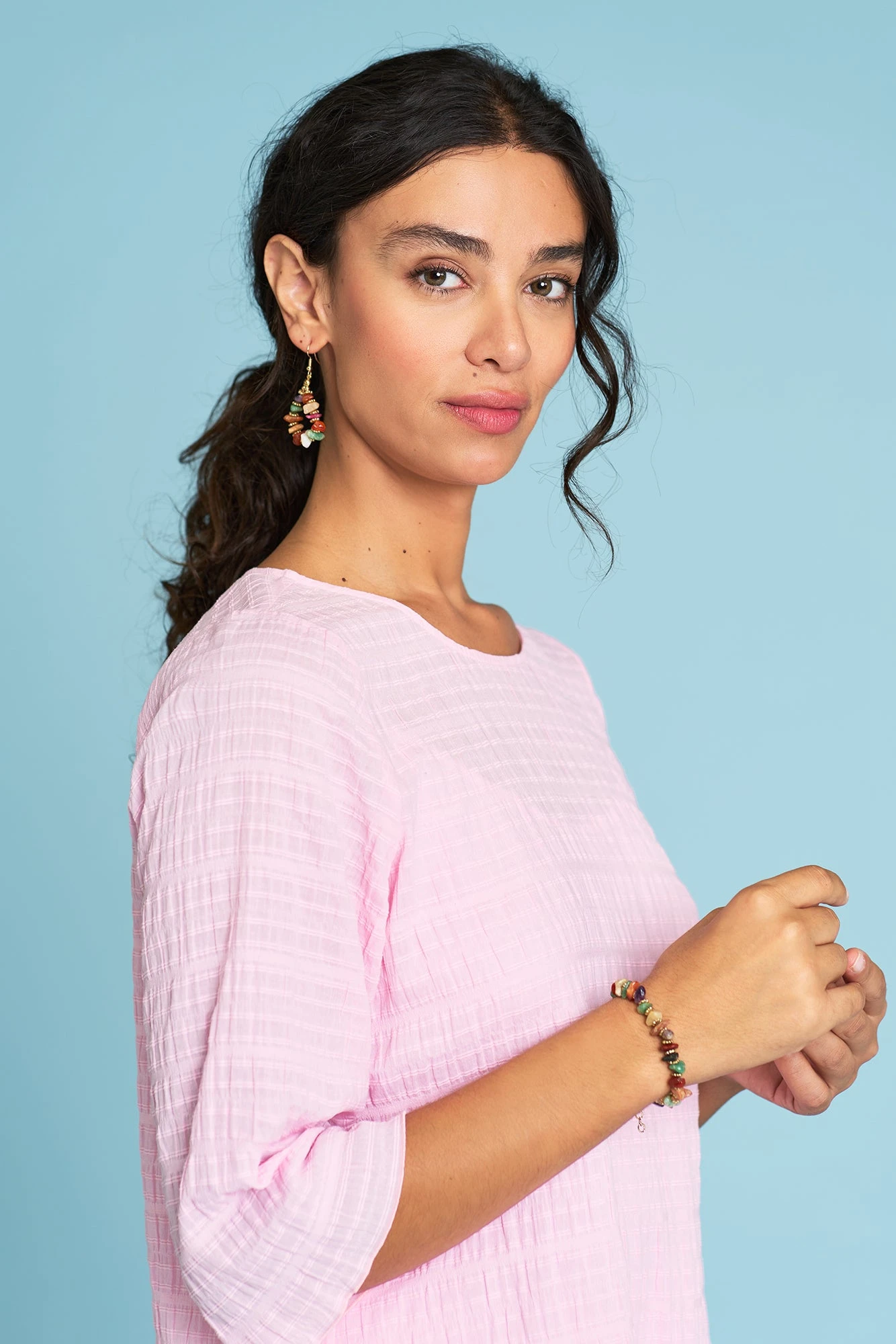 Multicolour Stone Bracelet 4 Multicolour Stone Bracelet - Image 2