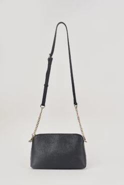 Navy Double Zip Crossbody Bag -Blue Illusion NAVYDOUBLECROSSBODY00001