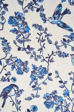 Nightingale Floral Scarf -Blue Illusion Nightingale 3