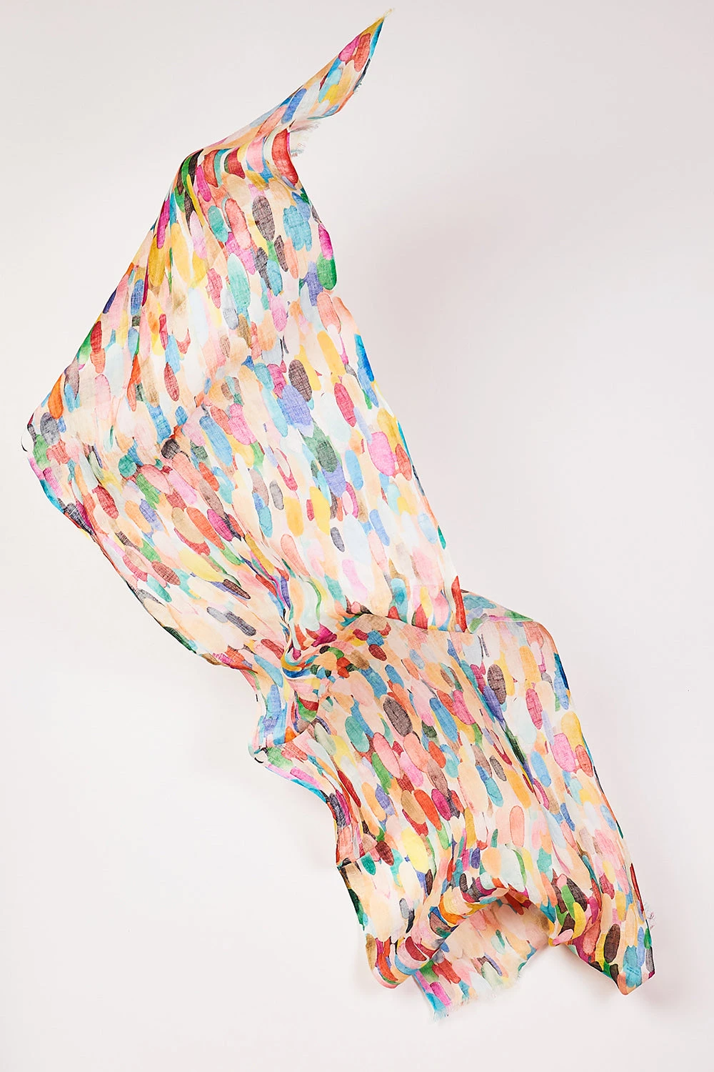 Paint Stroke Rainbow Scarf 3 Paint Stroke Rainbow Scarf