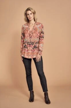 Paisley Print Blouse -Blue Illusion PAISLEYPRINTBLOUSE7308567edit
