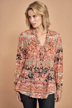 Paisley Print Blouse -Blue Illusion PAISLEYPRINTBLOUSE7308575edit