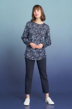 Pintuck Detail Tunic 9 Pintuck Detail Tunic -Blue Illusion PINTUCKDETAILTUNIC7308343edit