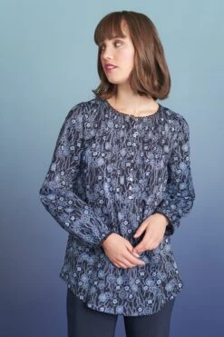 Pintuck Detail Tunic